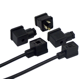 DIN Stecker Form A+Dichtung+Schraubkonnector Form A