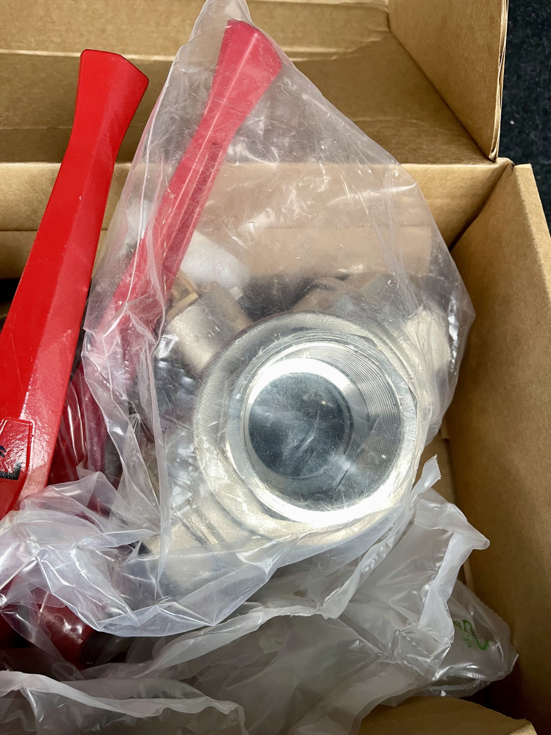 3-Wege Kugelhahn, Messing, L-Bohrung, G 2", -0,9 bis 35 bar – Bild 3