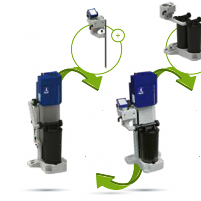 QWIK-PURE 5 m Modbus-Kabel für alle Baugrößen